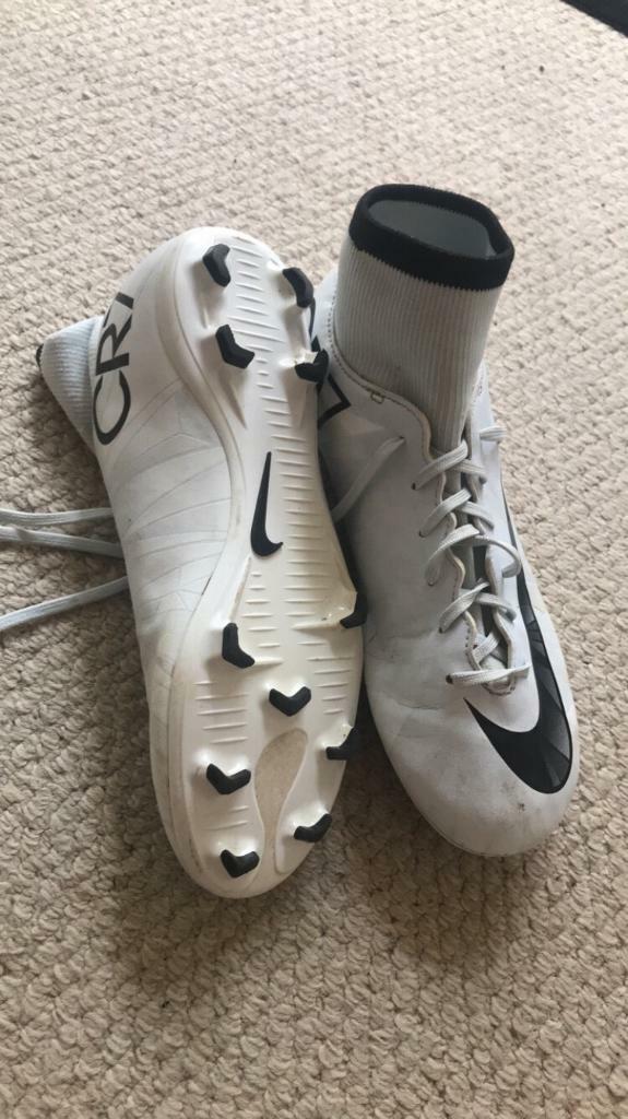 white sock football boots